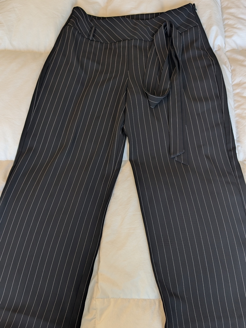 Black Wide-Leg Women’s Trousers